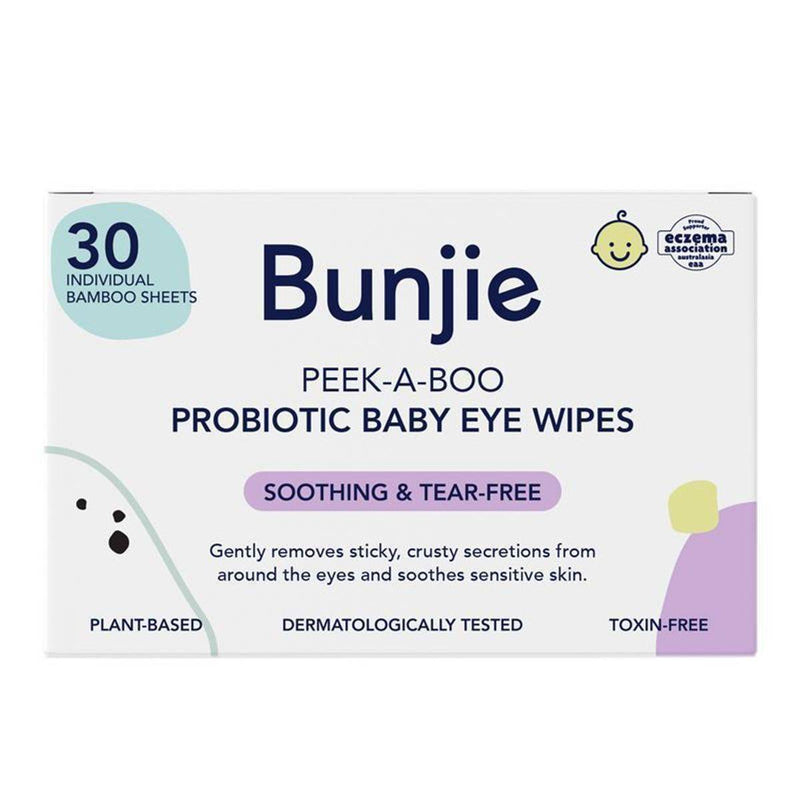 Bunjie Probiotic Baby Eye Wipes 30 Pack