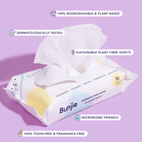 Bunjie Probiotic Baby Wipes 240 Pack