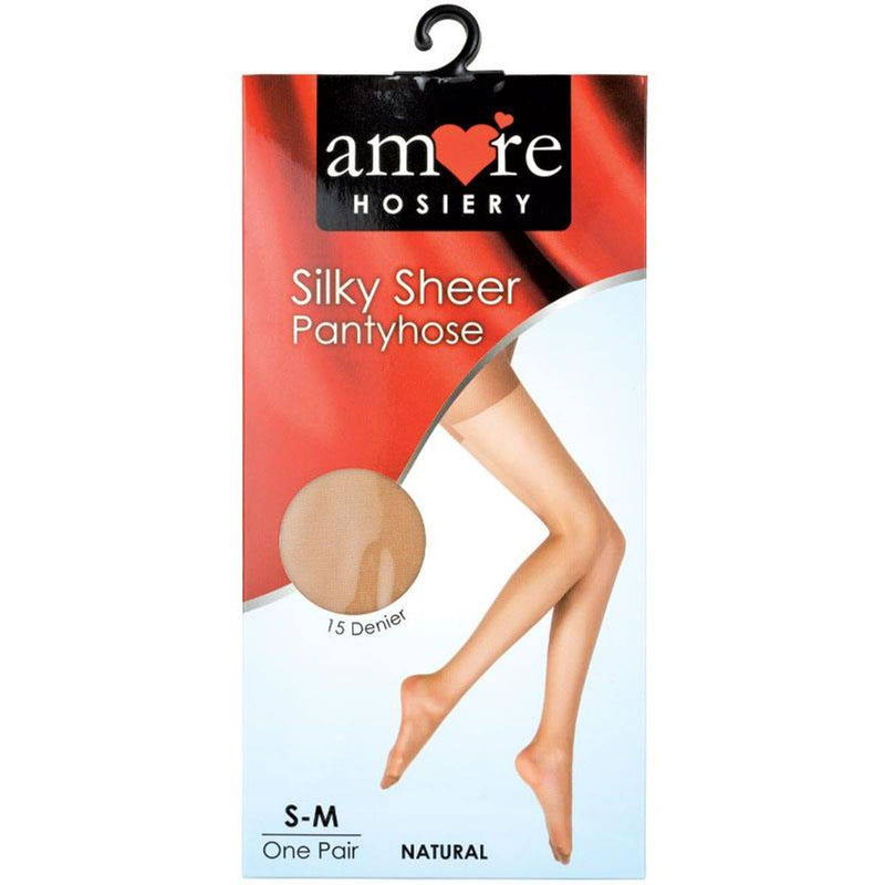 Amore Hosiery Pantyhose Natural 15 Denier Small/Medium