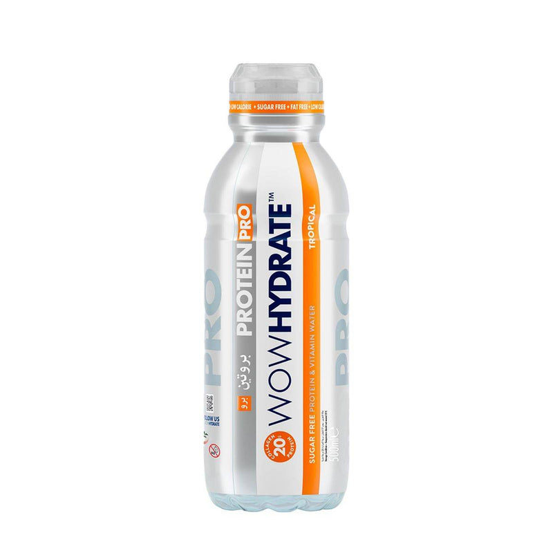 WOW Hydrate Protein Water Pro Tropical 500ml