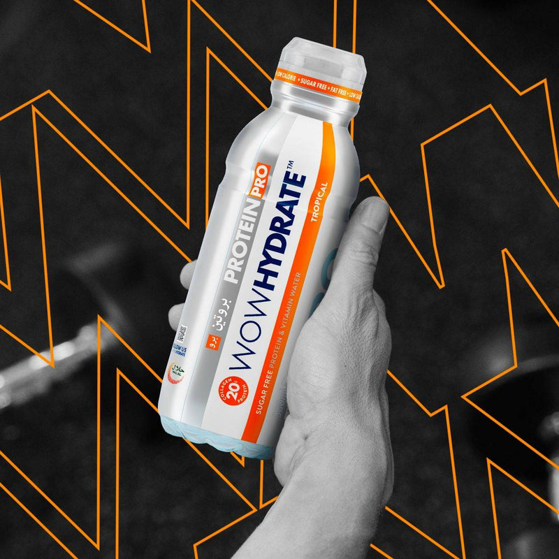 WOW Hydrate Protein Water Pro Tropical 500ml