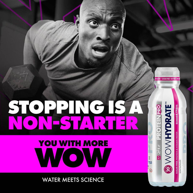 WOW Hydrate Protein Water Pro Summer Fruits 500ml