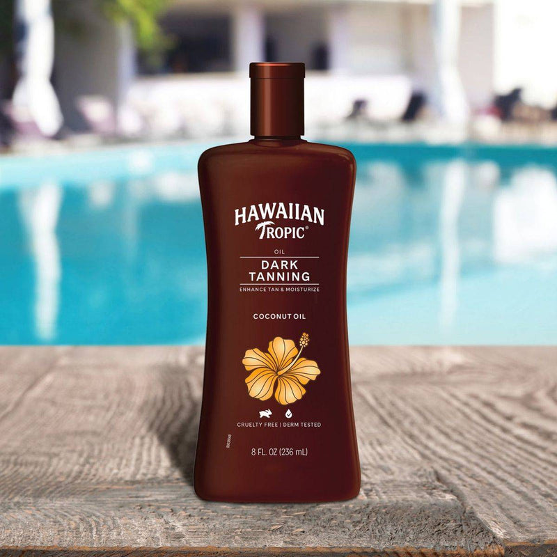 Hawaiian Tropic Dark Tanning Oil SPF0 236ml