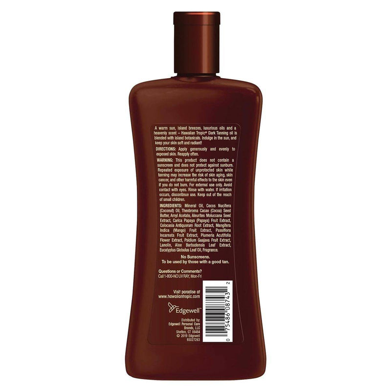 Hawaiian Tropic Dark Tanning Oil SPF0 236ml