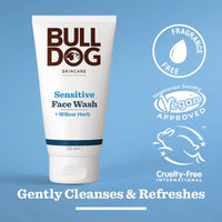 Bulldog Skincare For Men Sensitive Face Wash 150ml