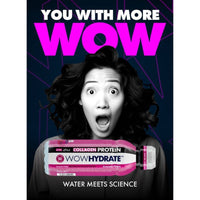 WOW Hydrate Protein Water Summer Fruits 500ml
