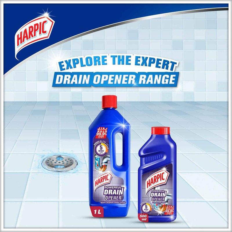 Harpic Powerful Drain Opener Cleaning Gel 1L