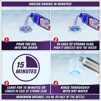 Harpic Powerful Drain Opener Cleaning Gel 500ml