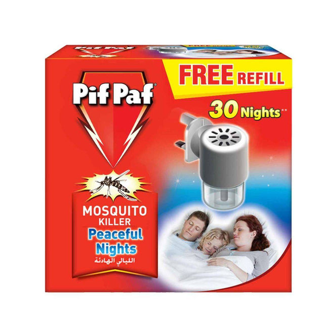 Pif Paf Insect Killer Refill Mosquito Peaceful Nights 30 Packs
