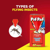 Pif Paf Insect Killer Refill Mosquito Peaceful Nights 30 Packs