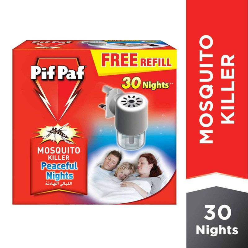 Pif Paf Insect Killer Refill Mosquito Peaceful Nights 30 Packs