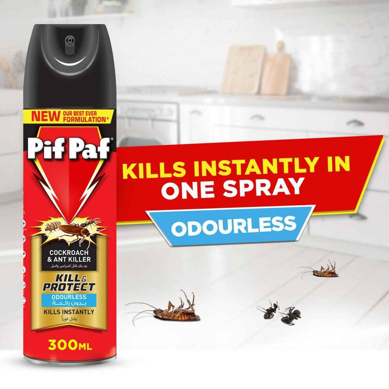 Pif Paf Insect Killer Spray Cockroach & Ant Odourless 300ml