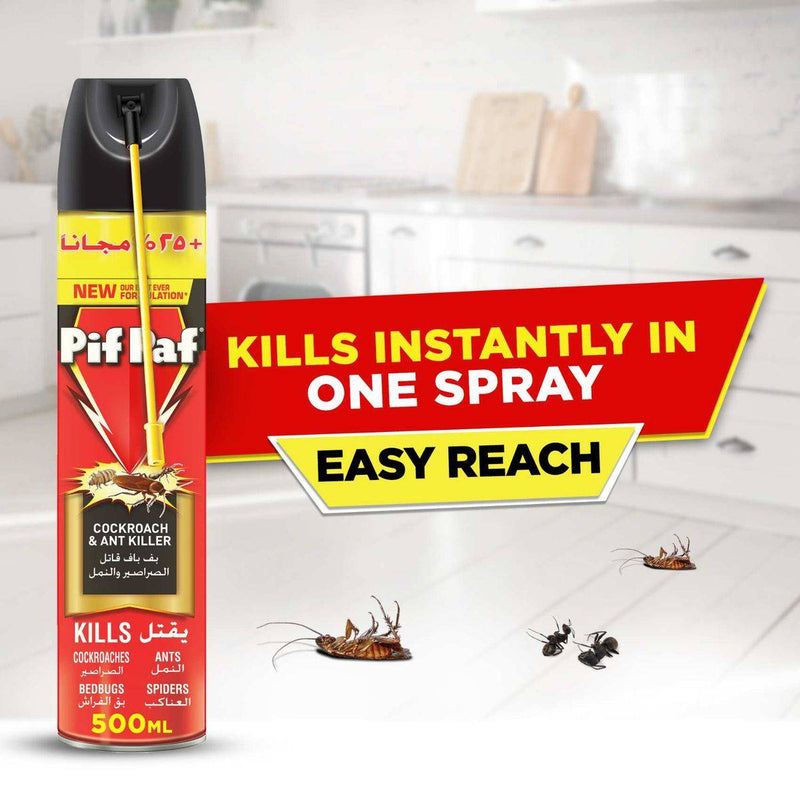 Pif Paf Insect Killer Spray Cockroach & Ant Original 500ml