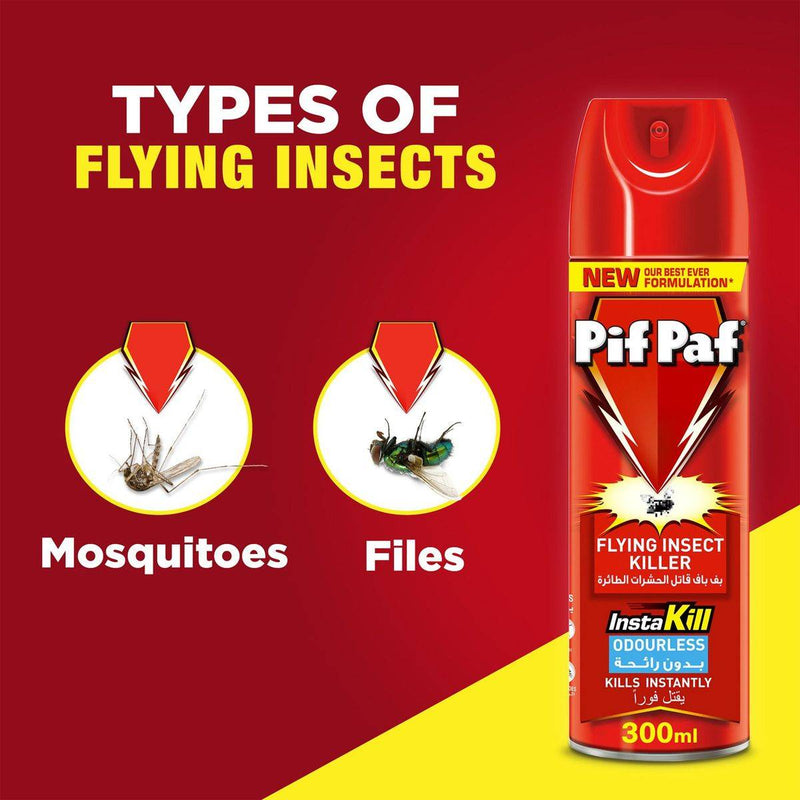 Pif Paf Insect Killer Spray InstaKill Mosquito & Fly 300ml