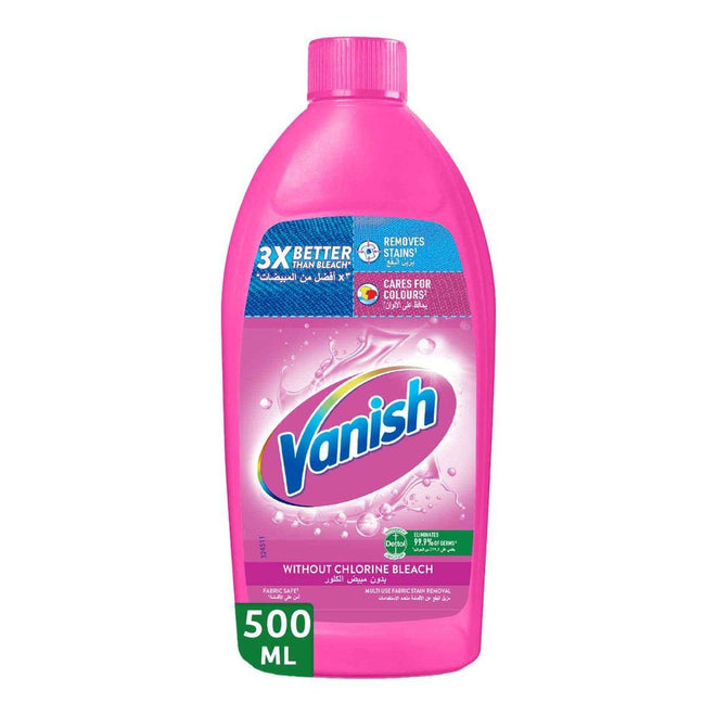 Vanish Stain Remover Multi Use Fabric Without Chlorine Bleach 500ml