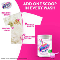 Vanish Stain Remover Oxi Action Fabric Crystal White Powder 450g