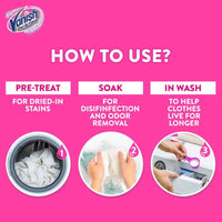 Vanish Stain Remover Oxi Action Fabric Crystal White Powder 450g