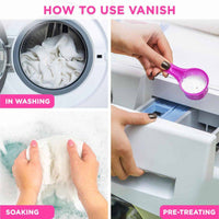 Vanish Stain Remover Oxi Action Fabric Gold White Powder 450g