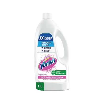 Vanish Stain Remover White Fabric Without Chlorine Bleach 1L