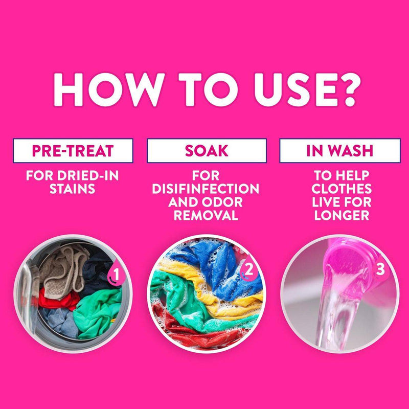 Vanish Stain Remover White Fabric Without Chlorine Bleach 1L