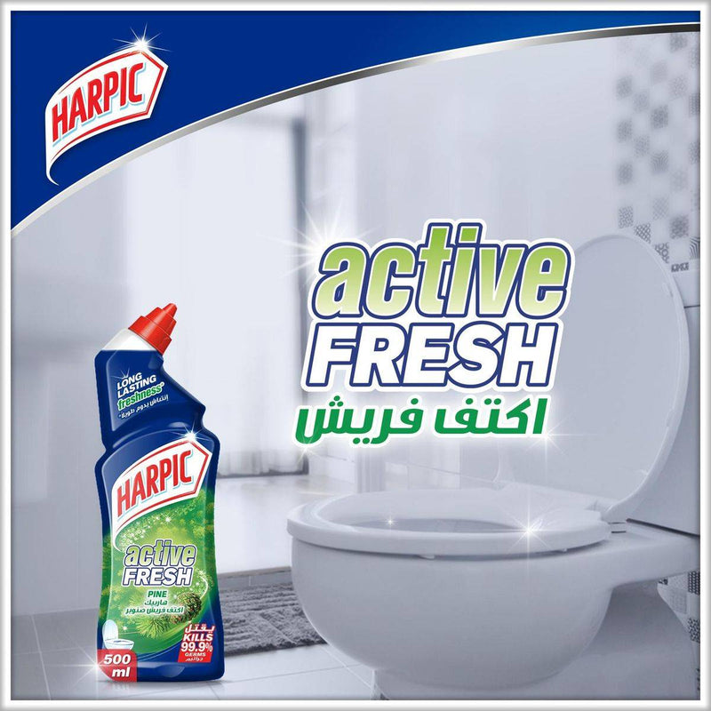 Harpic Active Fresh Toilet Cleaner Pine 500ml