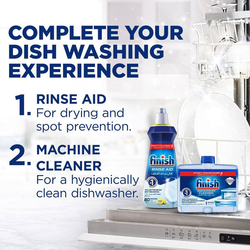 Finish Powerball Quantum All In 1 Lemon Sparkle 40 Dishwasher Tablets