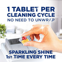 Finish Powerball Quantum All In 1 Lemon Sparkle 40 Dishwasher Tablets