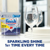 Finish Powerball Quantum All In 1 Lemon Sparkle 40 Dishwasher Tablets