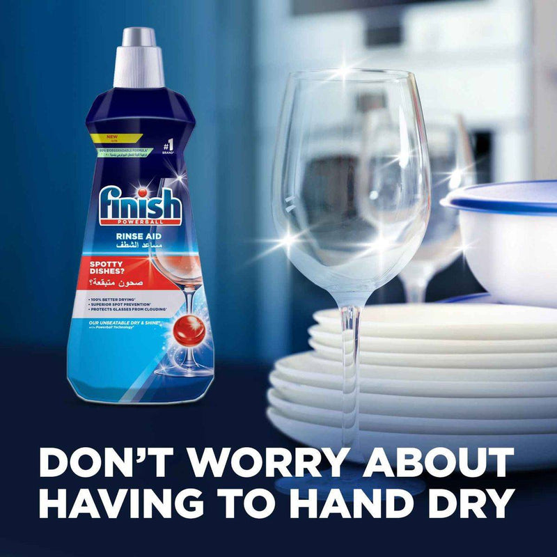Finish Powerball Rinse & Shine Aid Regular 400ml