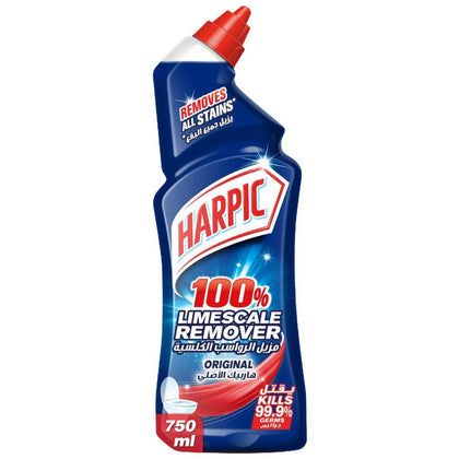 Harpic 100% Limescale Remover Toilet Cleaner Original 750ml