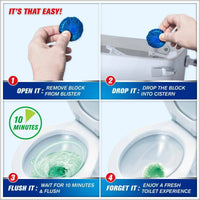 Harpic Flushmatic In Cistern Toilet Cleaner Jasmine 50g 3 Value Pack