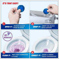 Harpic Flushmatic In Cistern Toilet Cleaner Lavender 50g 3 Value Pack