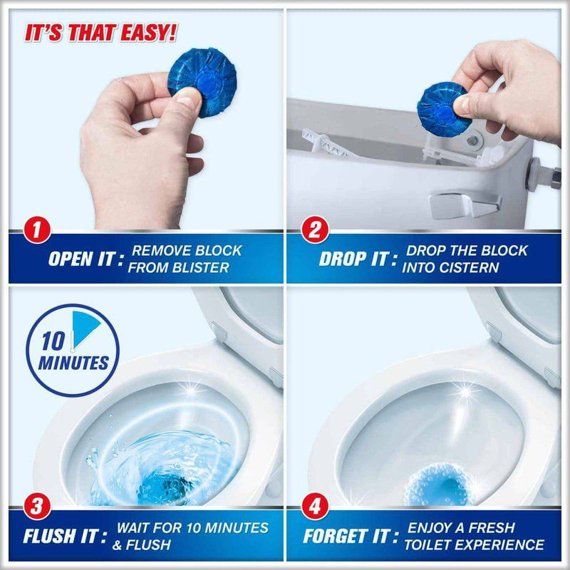 Harpic Flushmatic In Cistern Toilet Cleaner Original 50g 3 Value Pack