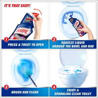 Harpic Power Plus 10X Better Than Bleach Toilet Cleaner Lavender 1L