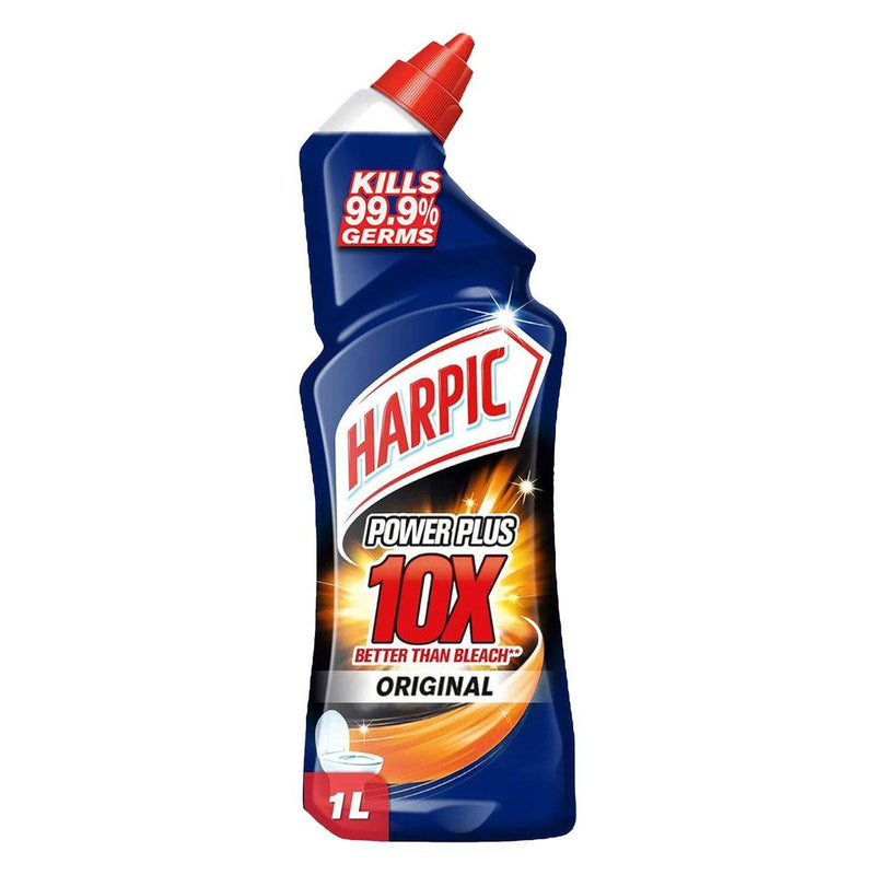 Harpic Power Plus 10X Better Than Bleach Toilet Cleaner Original 1L