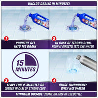 Harpic Powerful Drain Opener Cleaning Gel 1L