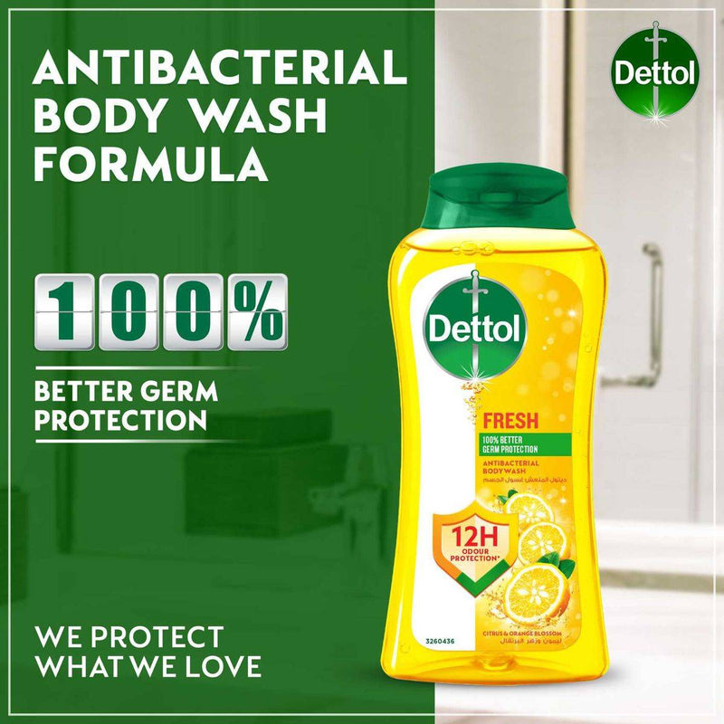Dettol Antibacterial Shower Gel Fresh 250ml