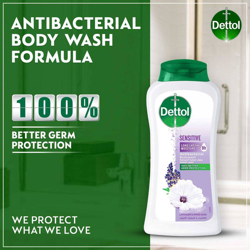 Dettol Antibacterial Shower Gel Sensitive 250ml