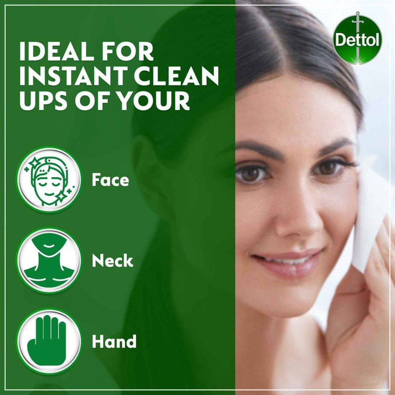 Dettol Antibacterial Skin Wipes Original 10 Sheets