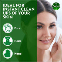 Dettol Antibacterial Skin Wipes Original 80 Sheets
