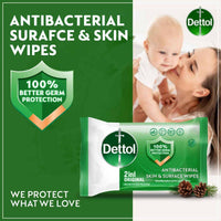 Dettol Antibacterial Skin Wipes Original 80 Sheets
