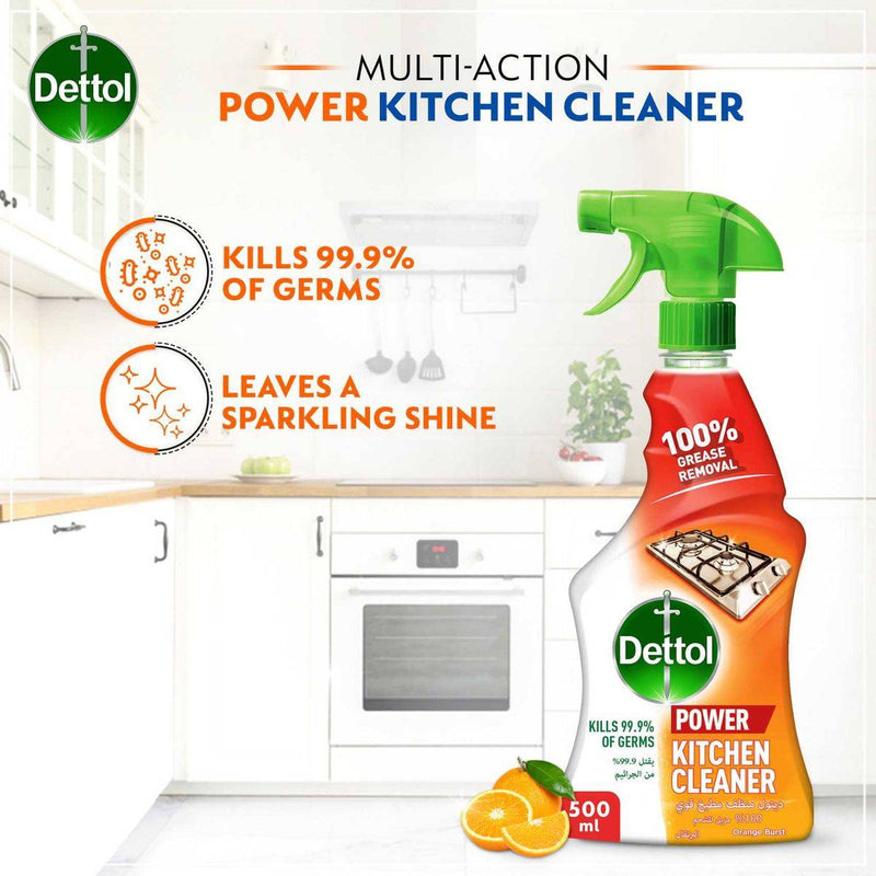Dettol Healthy Kitchen Power Cleaner Orange 500ml