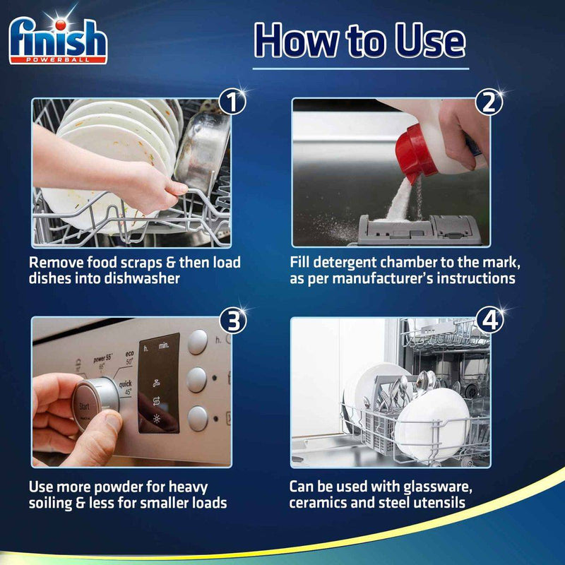 Finish Dishwasher Power Powder Regular 1kg