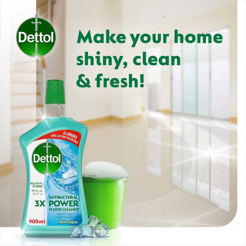 Dettol Antibacterial Floor Cleaner Fresh Aqua 900ml