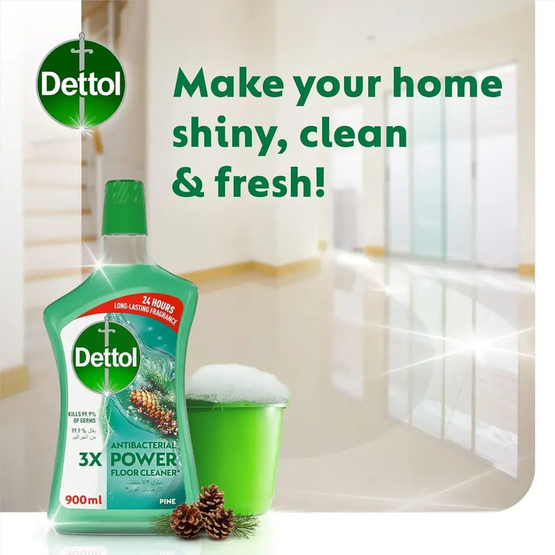Dettol Antibacterial Floor Cleaner Pine 900ml