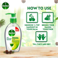 Dettol Antibacterial Hand Sanitizer Gel Original 200ml
