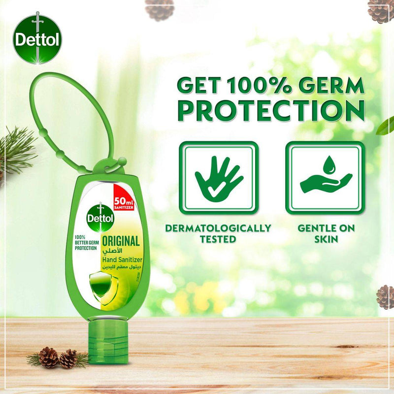 Dettol Antibacterial Hand Sanitizer Gel Original 50ml