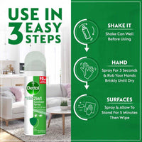 Dettol Antibacterial Hand Sanitizer Spray 90ml
