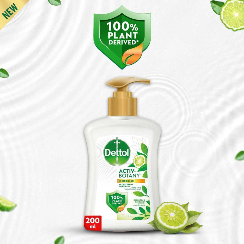 Dettol Antibacterial Handwash Activ Botany Green Tea & Bergamot 200ml