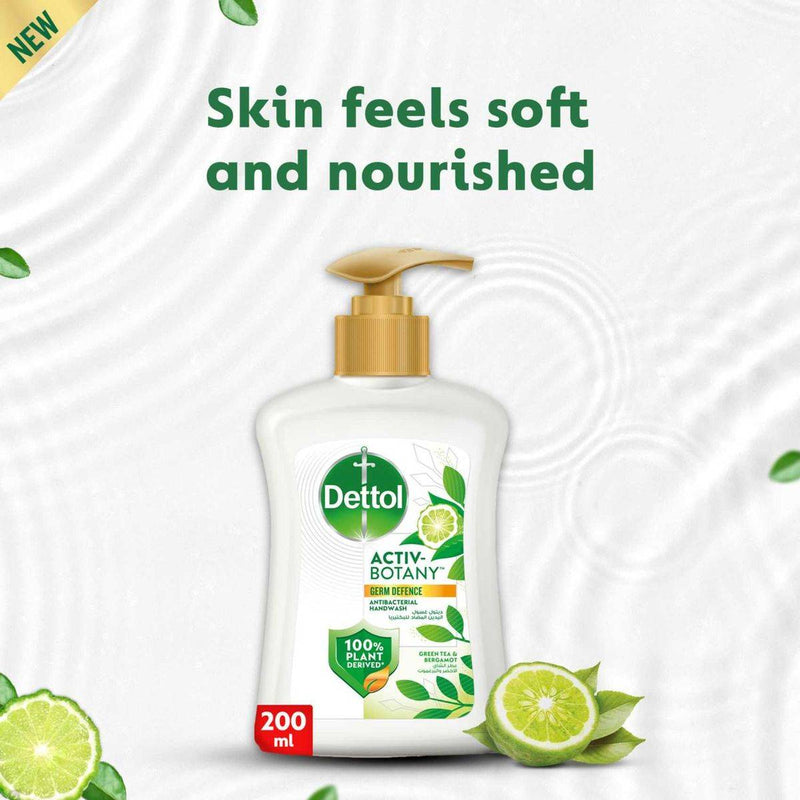 Dettol Antibacterial Handwash Activ Botany Green Tea & Bergamot 200ml